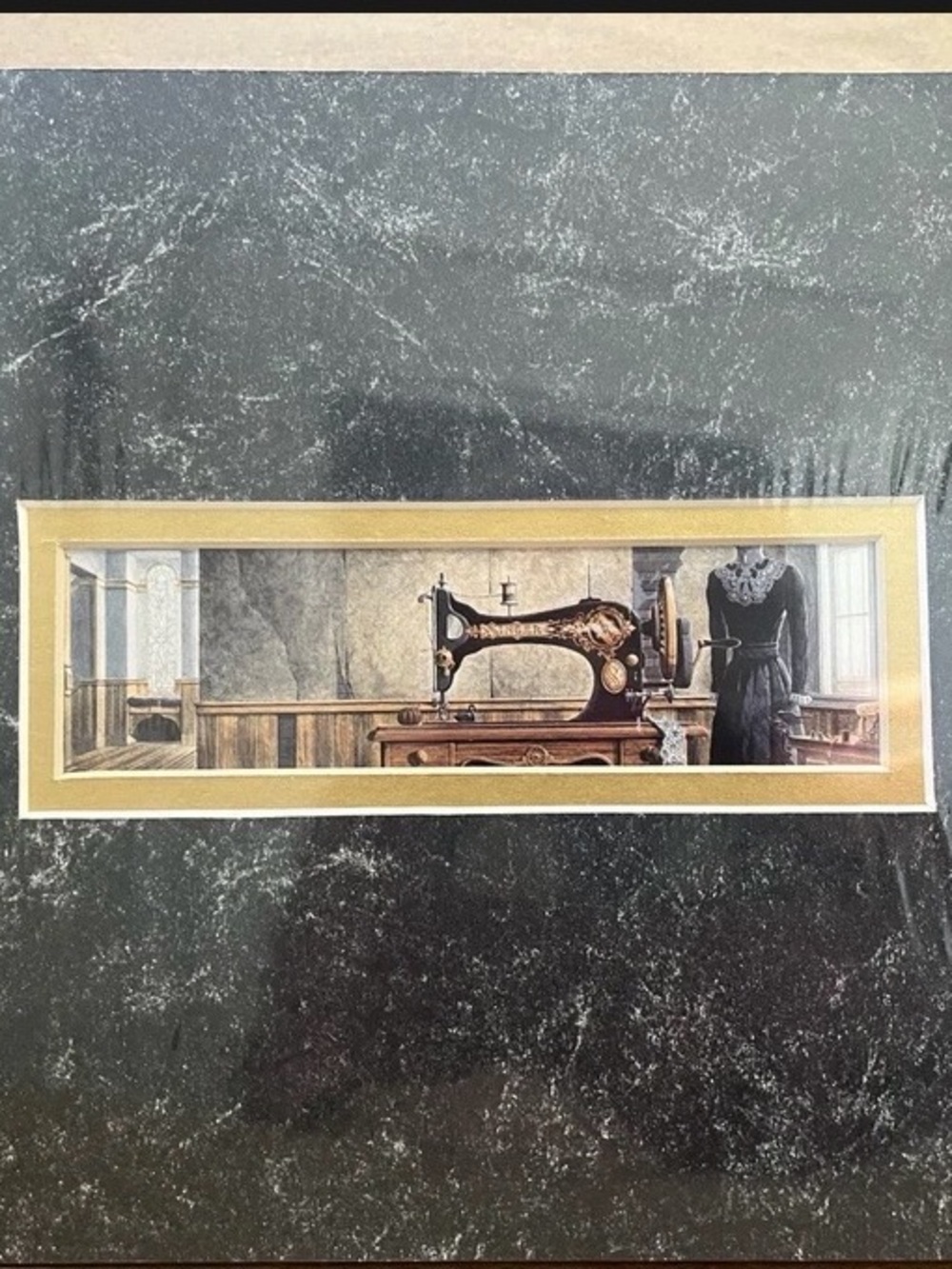 Sewing Print Wall Decor
“Stitch in Time”
Roxanne Langley Print
c1990s - Picture 2 of 6